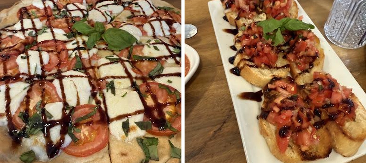 Lia's Bella Cucina Menu